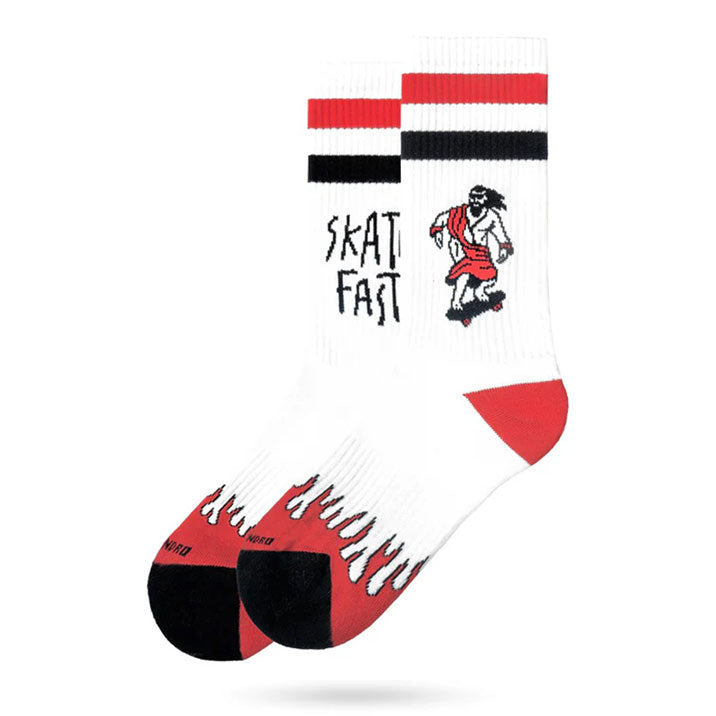 Calcetines americanos patinan rápido