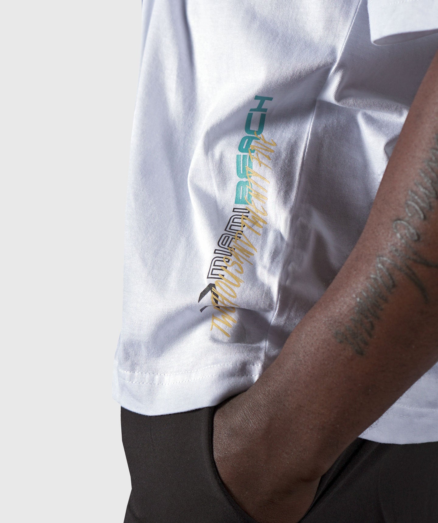 T-shirt "MIAMI BEACH 2025" Limited Ed. Loose-Fit White Unisex