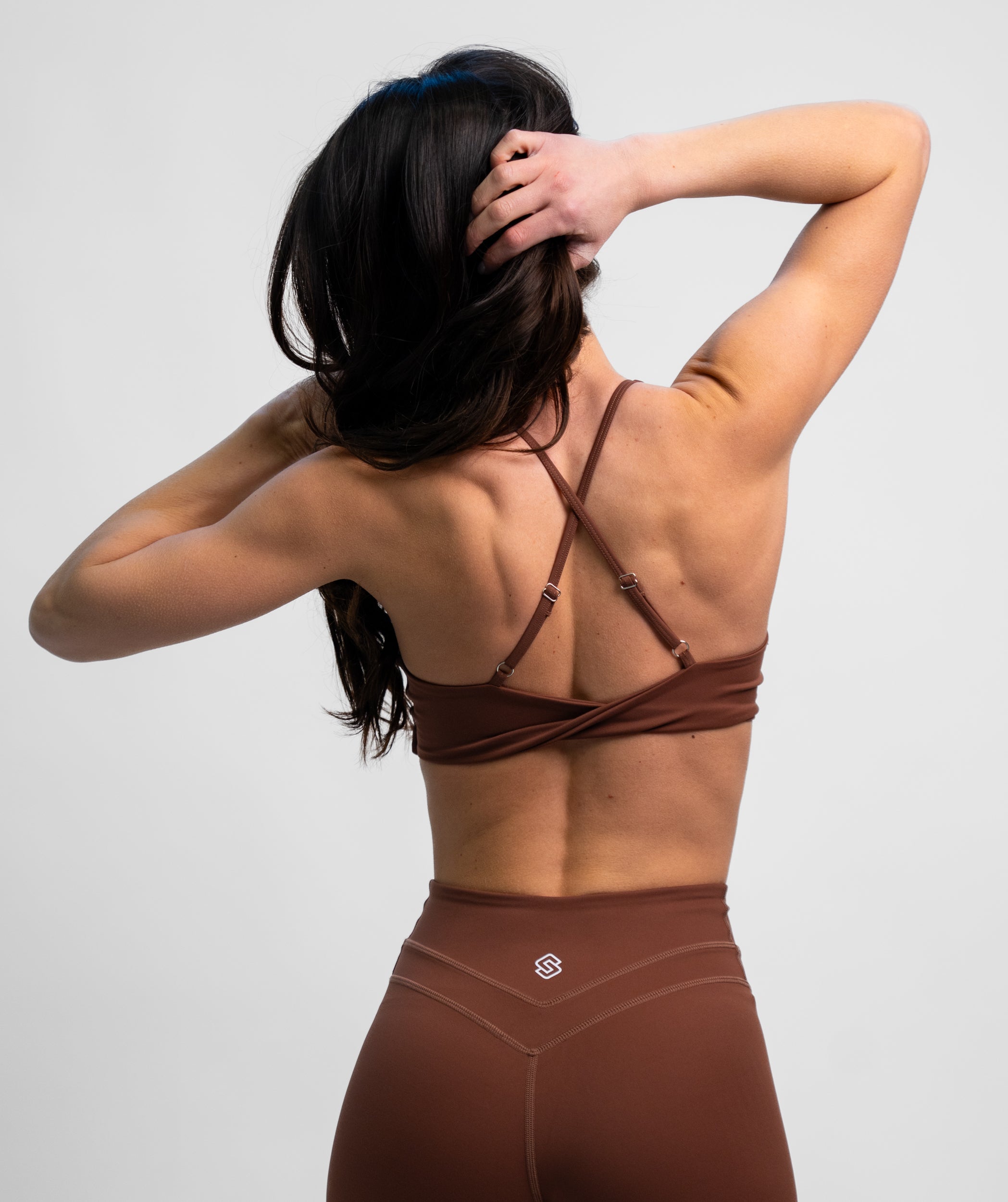 Bra Wave Chocolate - STMN Fitness