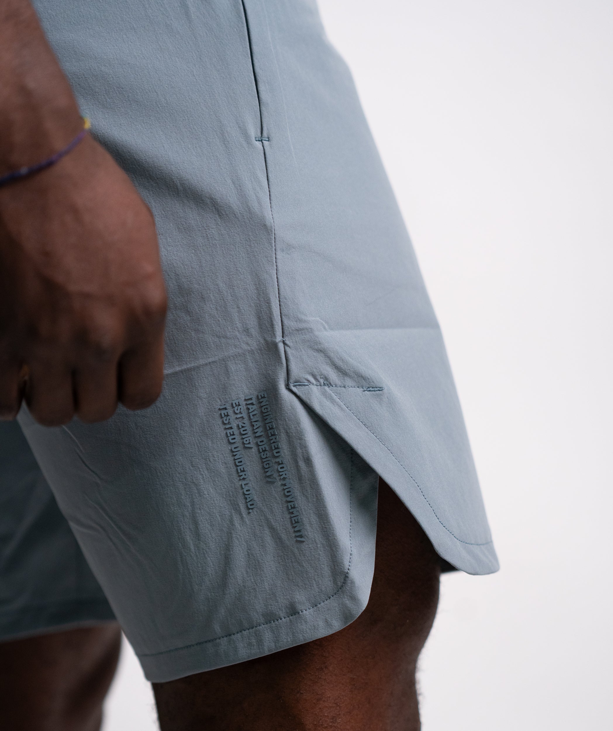 Workout Shorts SOLID Ice Gray