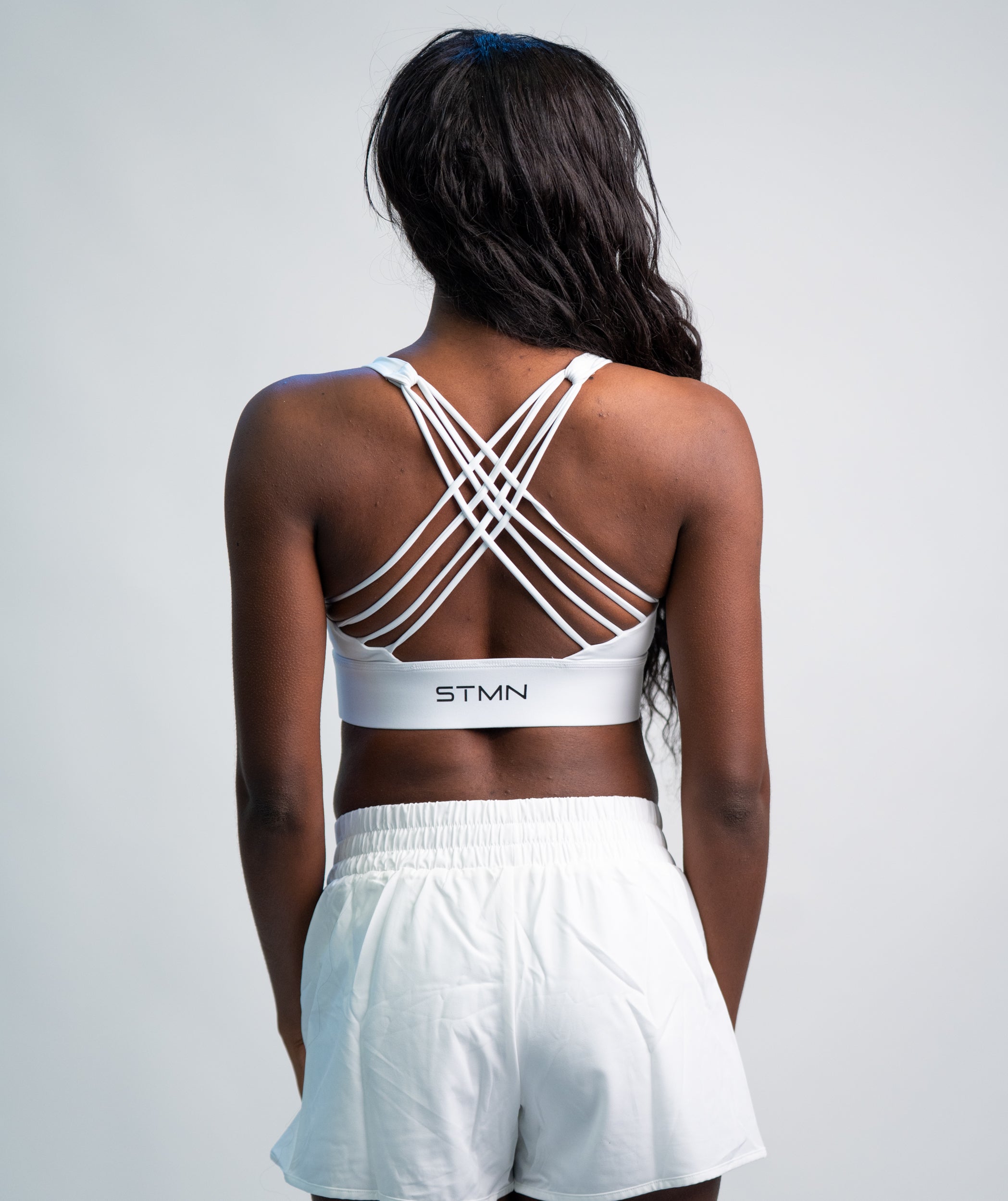 High Training Bra Donna Bianco