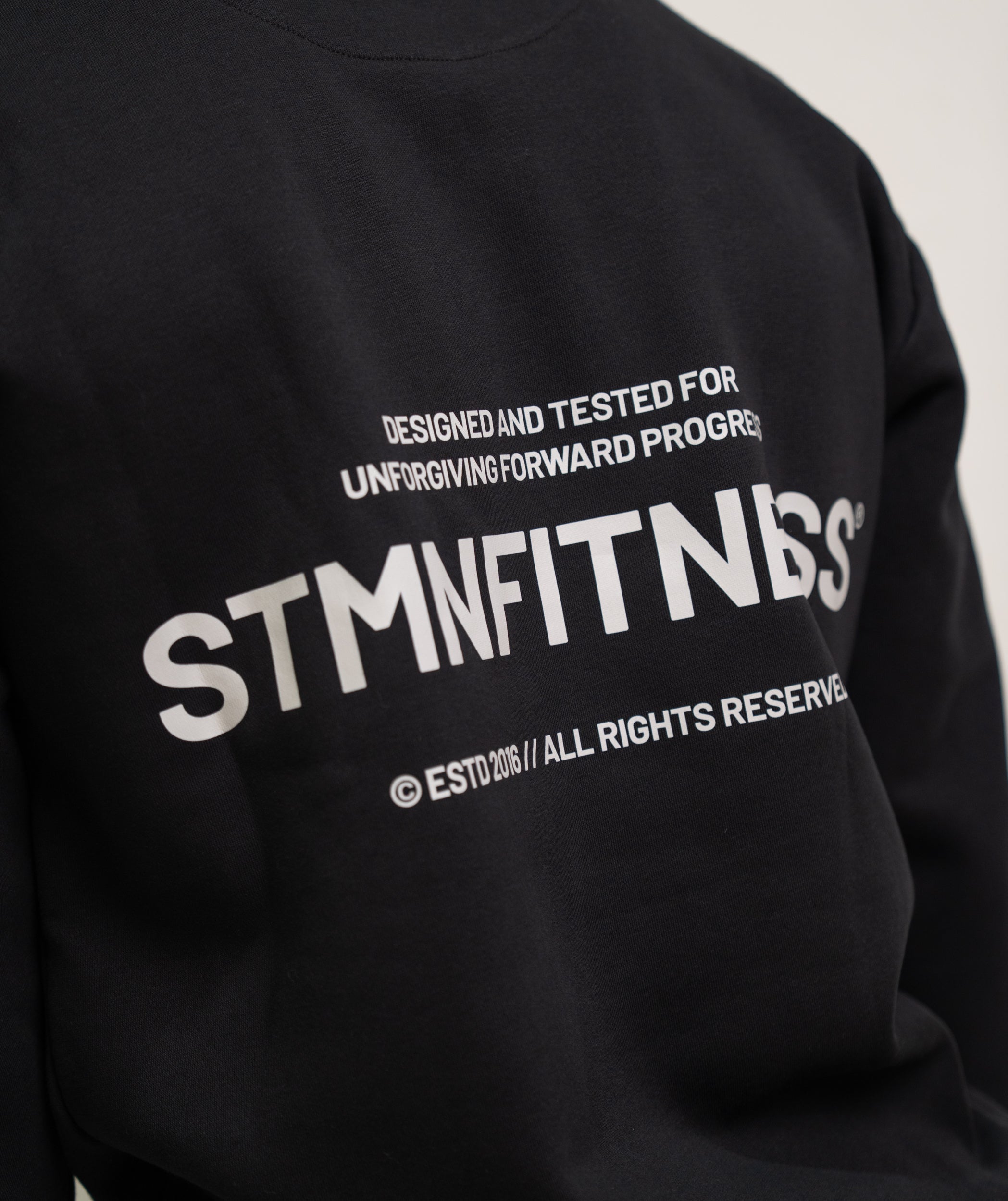 Felpa girocollo ICON Black Unisex