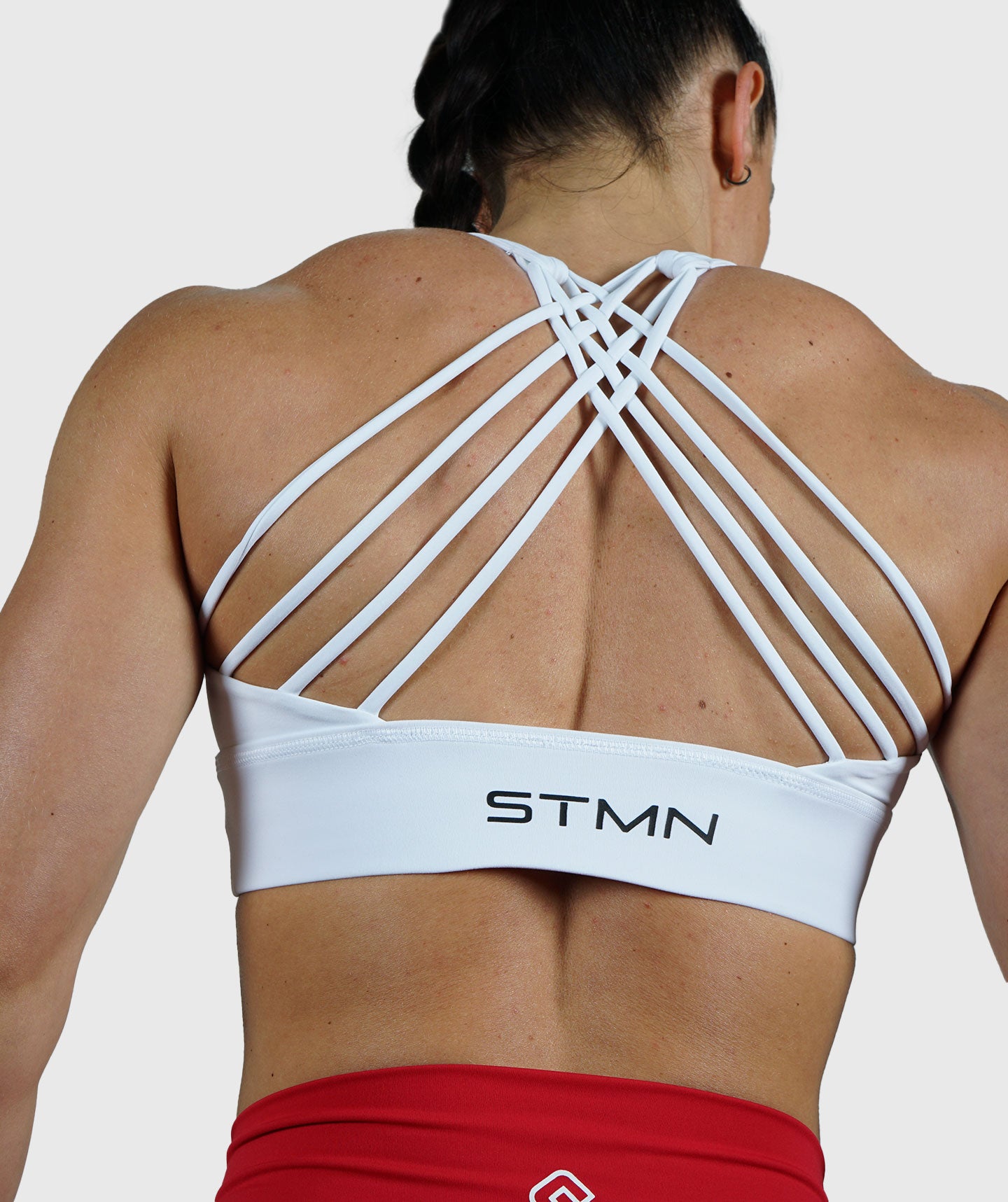 High Training Bra Donna Bianco - STMN Fitness