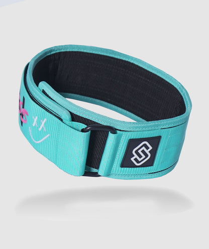 Cintura Per Palestra Stamina Core - Per Powerlifting, Weightlifting, Crossfit, Nylon, Fibbia Autobloccante, Larghezza 10 Cm