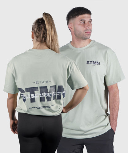 <tc>T-shirt</tc> &quot;DOWNTOWN&quot; Loose-Fit Sage