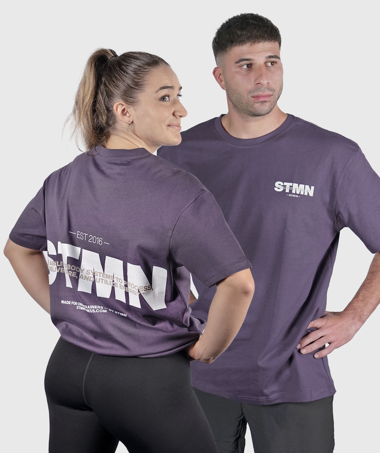 <tc>T-shirt</tc> &quot;DOWNTOWN&quot; Loose Fit Violet