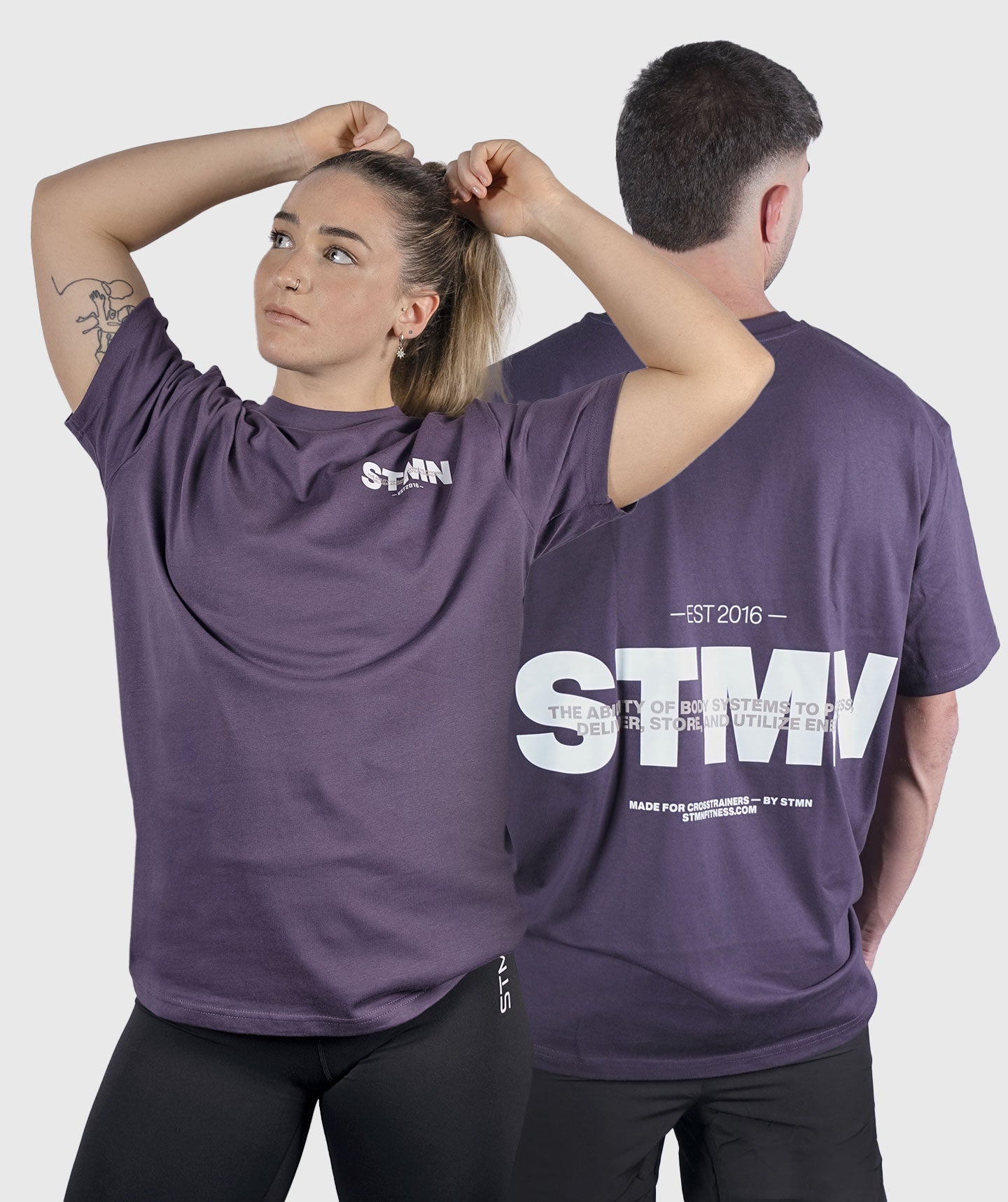 <tc>T-shirt</tc> &quot;DOWNTOWN&quot; Loose Fit Violet