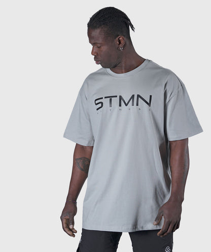 <tc>T-shirt</tc> &quot;LOGO&quot; Loose-Fit Cement Unisex