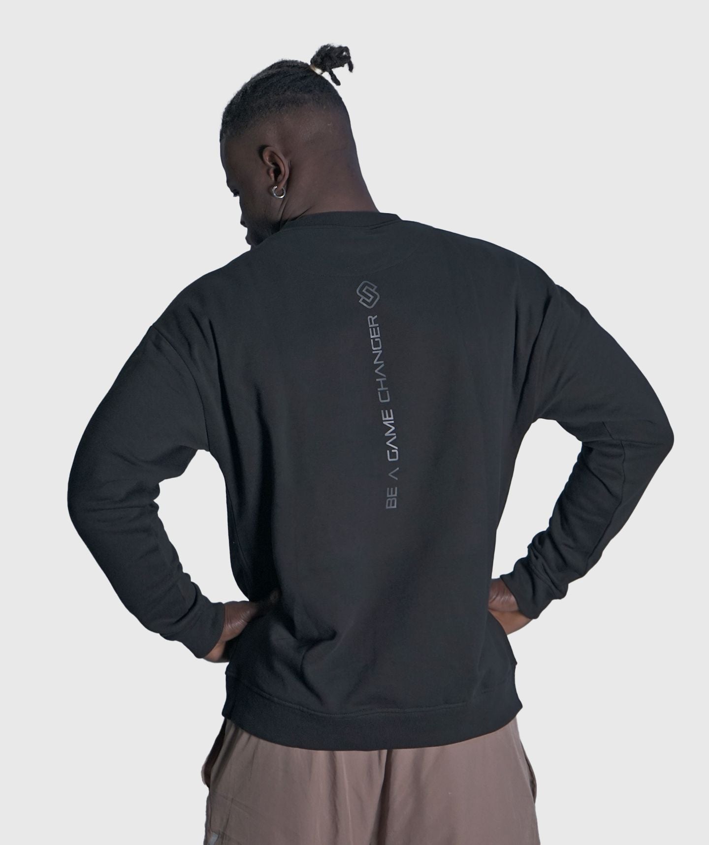 Sweatshirt &quot;LOGO&quot; Grau <tc>Man</tc>
