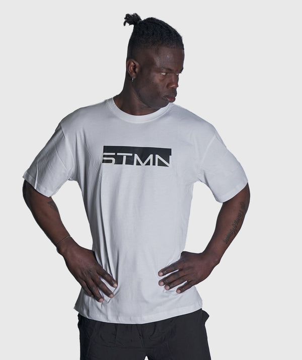 T-shirt Competitor Uomo Bianco - STMN Fitness