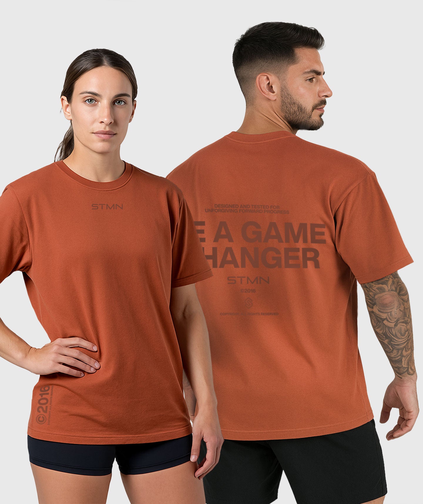 <tc>T-shirt</tc> „BE A GAME CHANGER“ Lockersitzziegel