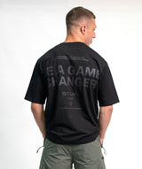 "BE A GAME CHANGER" Loose-Fit Tee SOLID Black Unisex