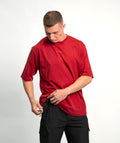 "BE A GAME CHANGER" Loose-Fit Tee SOLID Brick Force Unisex - STMN Fitness