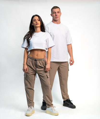 "BE A GAME CHANGER" Loose-Fit Tee SOLID White Unisex