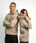 Felpa Con Cappuccio SOLID Sand Unisex - STMN Fitness