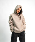 Felpa Con Cappuccio SOLID Sand Unisex - STMN Fitness