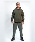 Felpa Con Cappuccio SOLID Green Unisex - STMN Fitness