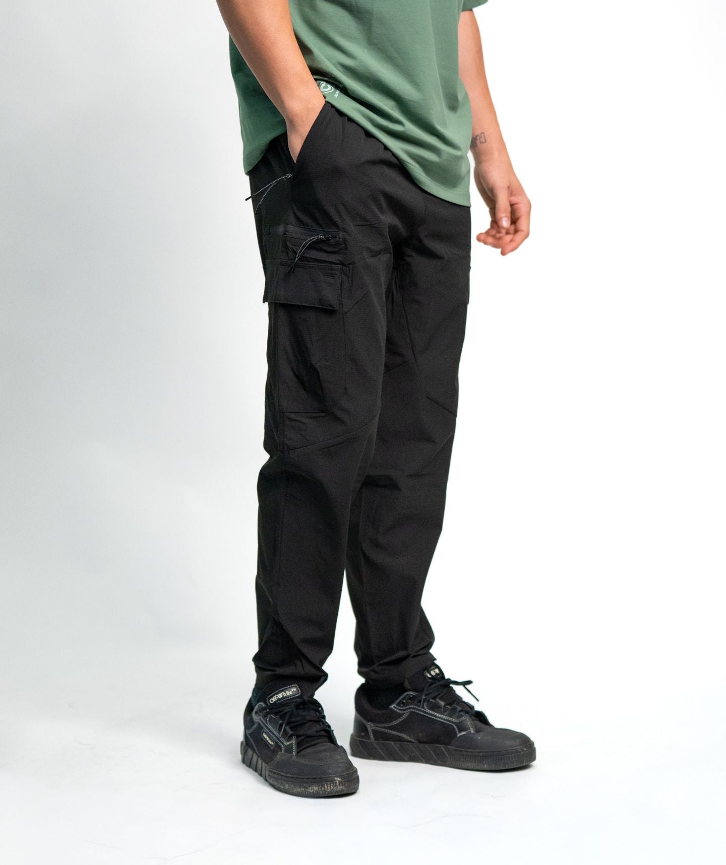 Pantalone Cargo SOLID Black Unisex