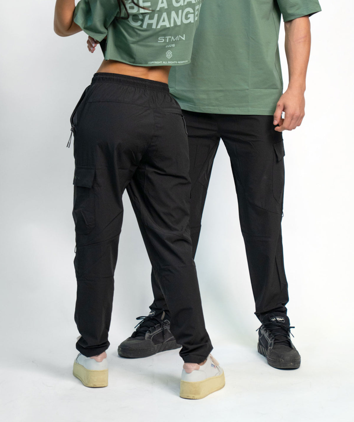 Pantalone Cargo SOLID Black Unisex - STMN Fitness