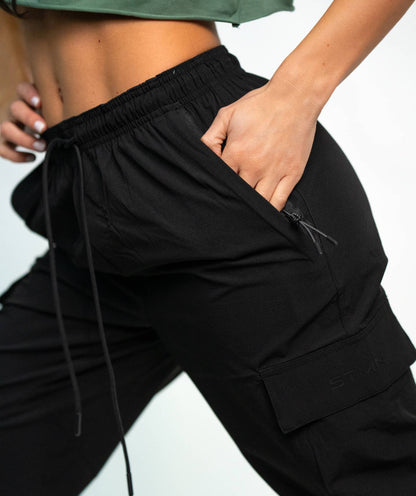Pantalone Cargo SOLID Black Unisex