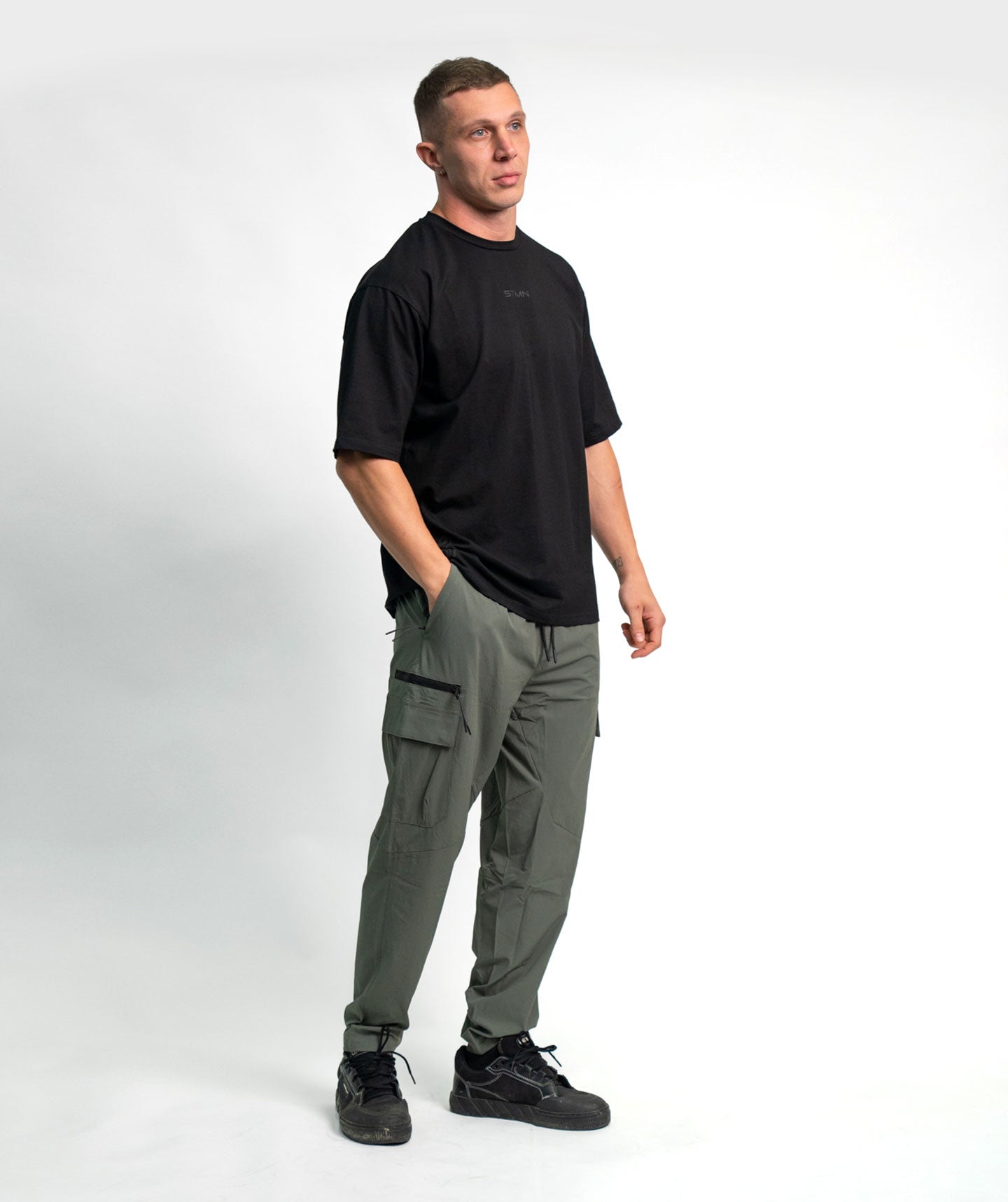 Pantalone Cargo SOLID Green Unisex