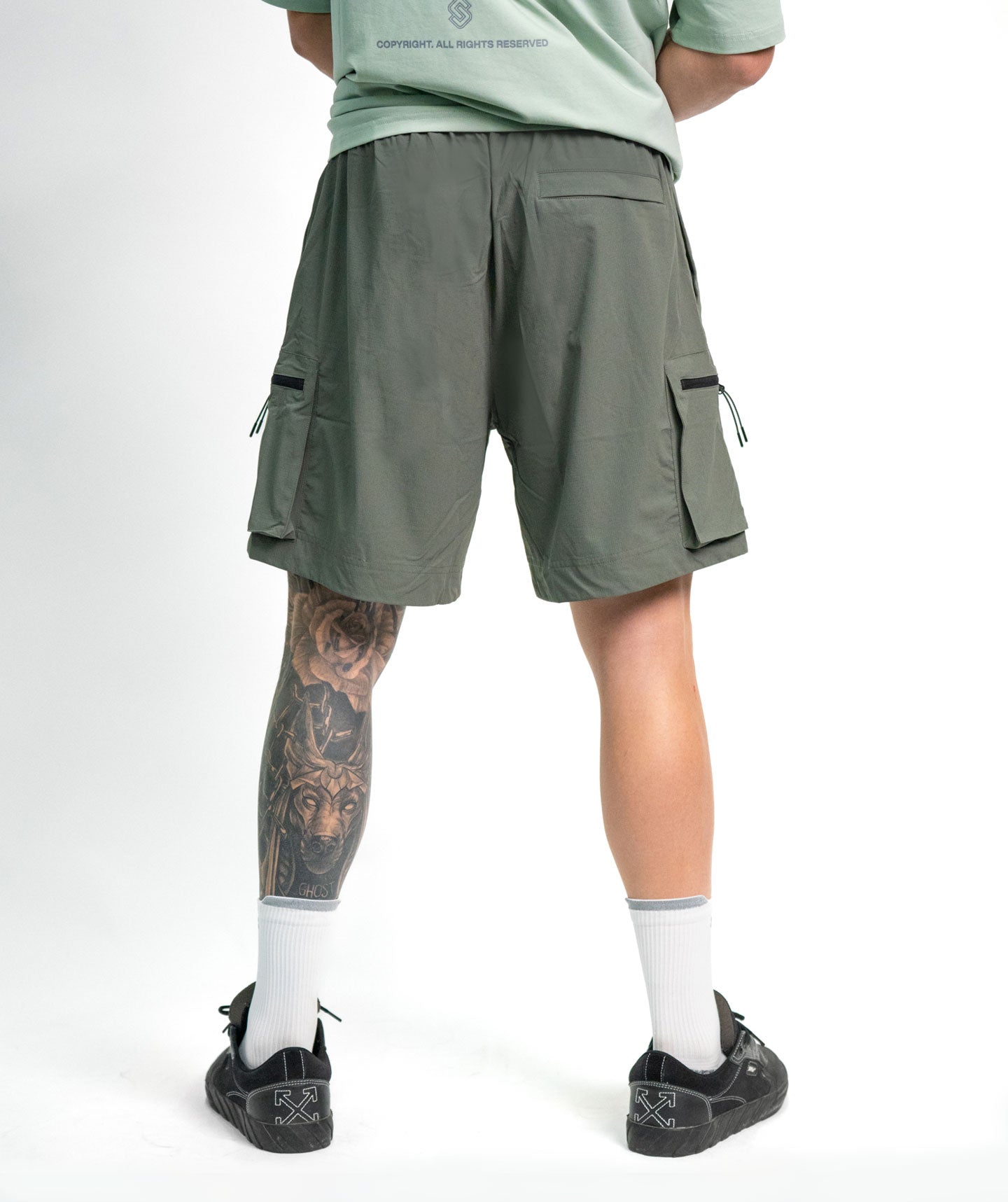 Cargo Shorts SOLID Green