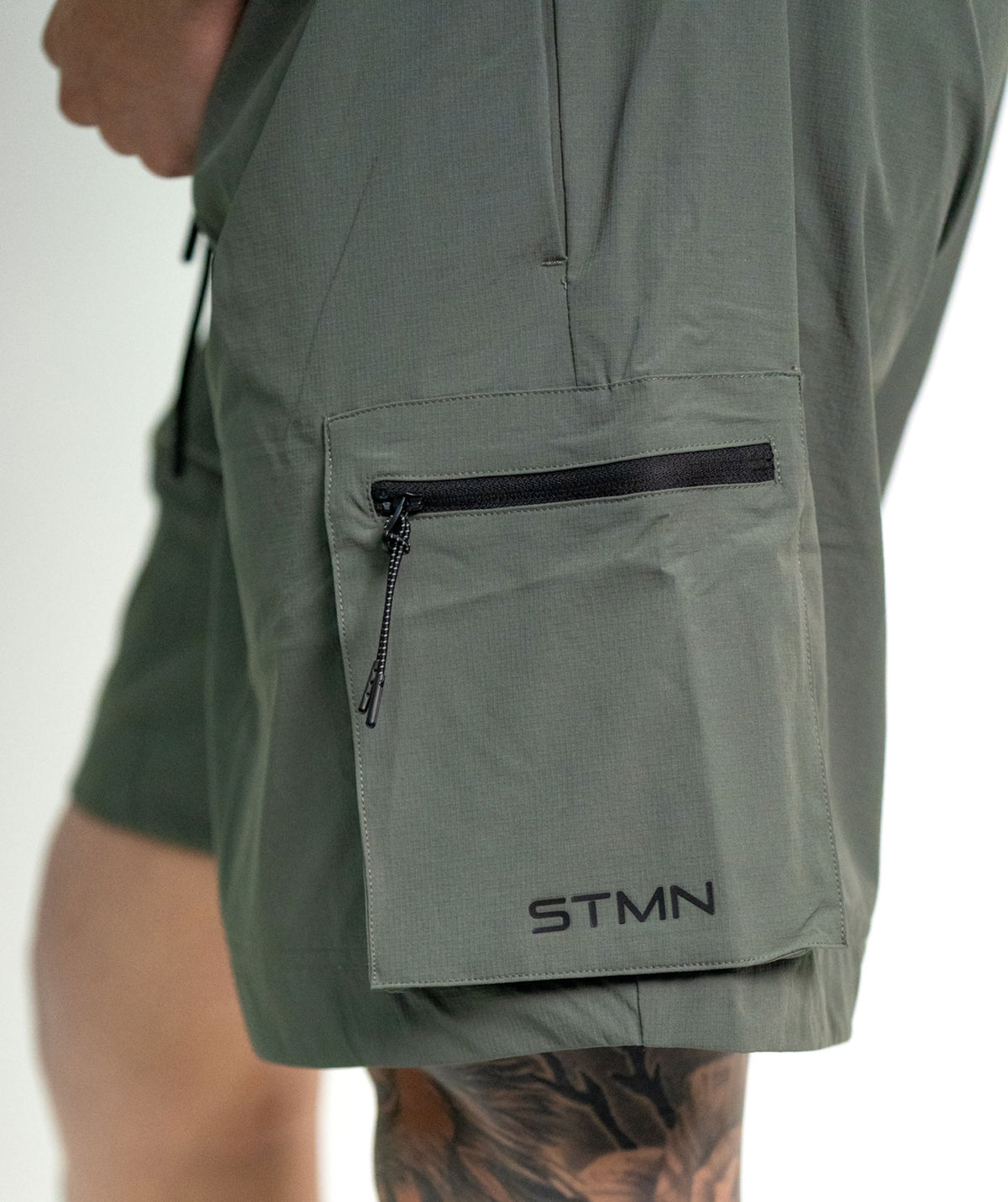Cargo Shorts SOLID Green - STMN Fitness