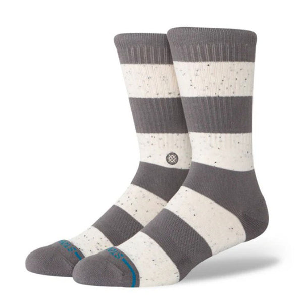 Stance Socks Nep Stripe Crew Grey - STMN Fitness