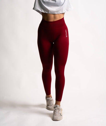 B-Training Seamless Leggings Burgundy