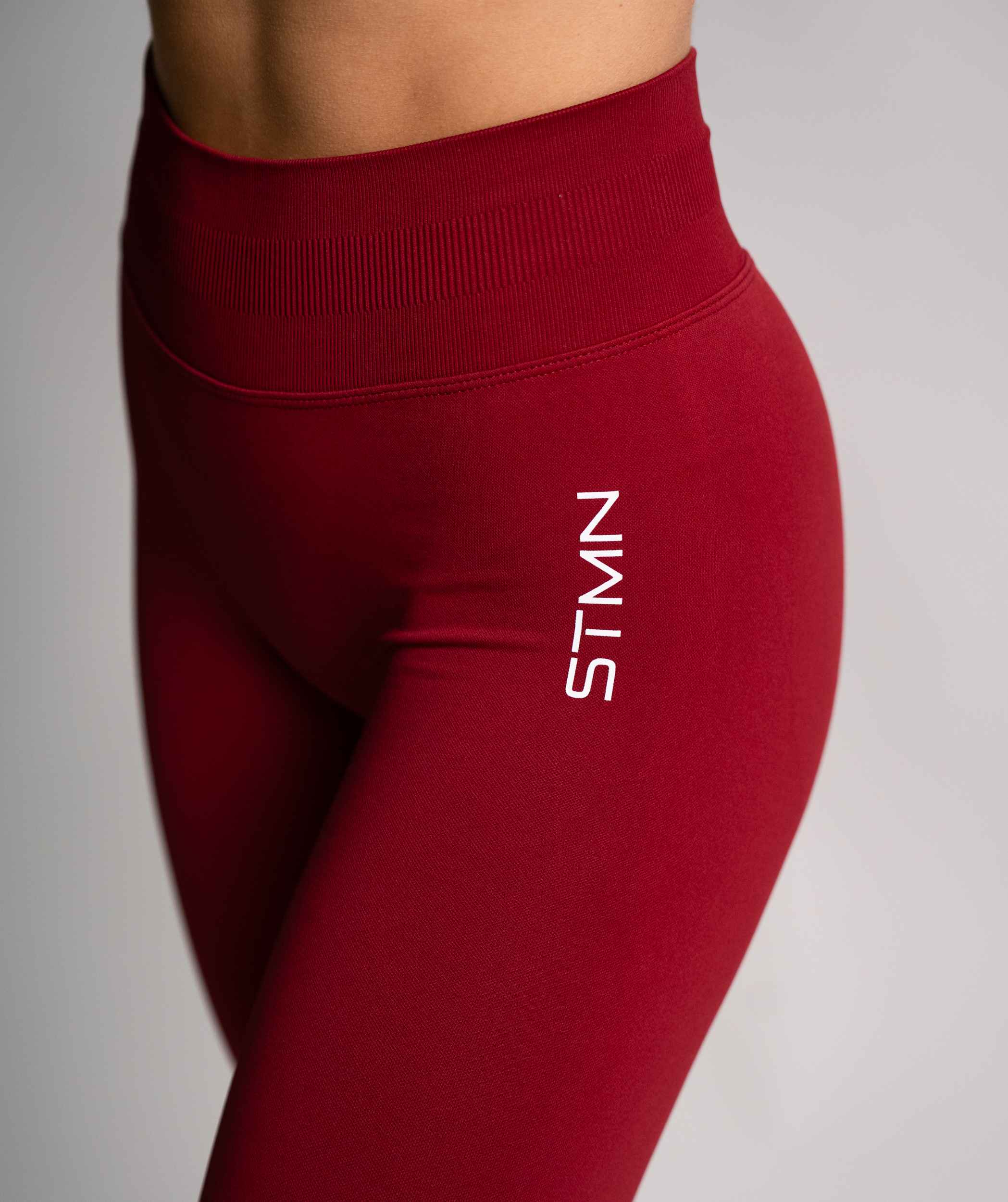 B-Training Seamless Leggings Burgundy