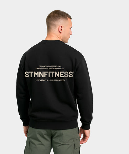 ICON Black Crewneck Sweatshirt Unisex