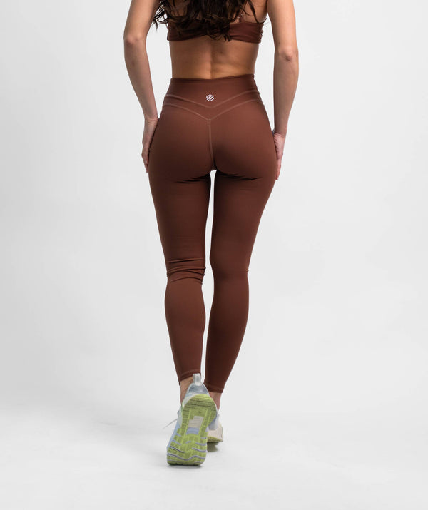 Wave Leggings Chocolate - STMN Fitness