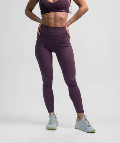 Wave Leggings Mauve - STMN Fitness