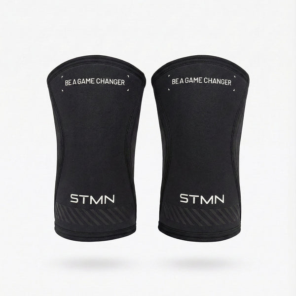 Ginocchiere WORKOUT 5mm Total Black - STMN Fitness