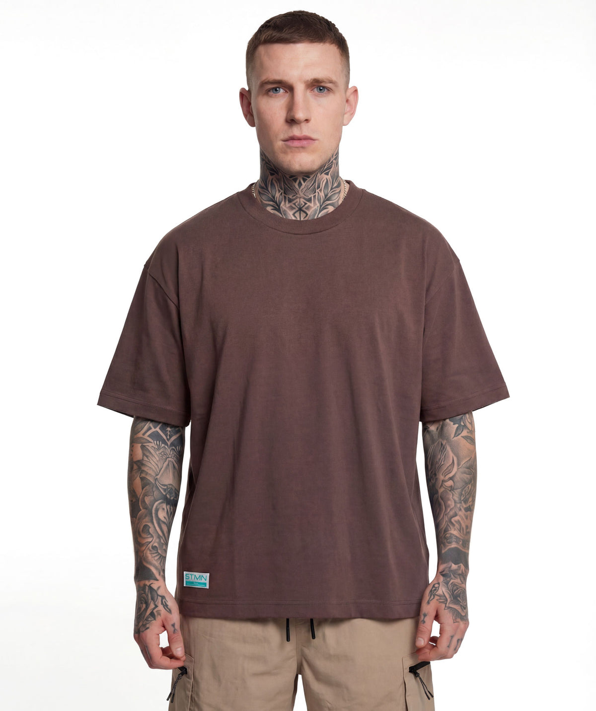 PRE-ORDER "10TH ANNIVERSARY" Loose-Fit Tee Brown / Blue Unisex - STMN Fitness