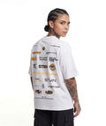 PRE-ORDER "10TH ANNIVERSARY" Loose-Fit Tee Ivory / Orange Unisex - STMN Fitness