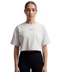 "UFP" Cropped Tee Ice Donna