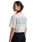 "UFP" Cropped Tee Ice Donna