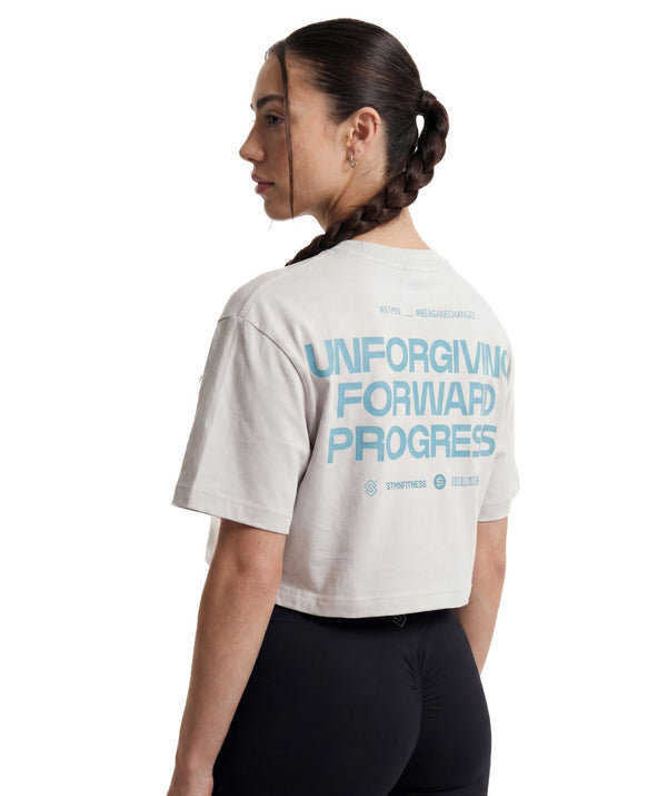 "UFP" Cropped Tee Ice Donna - STMN Fitness