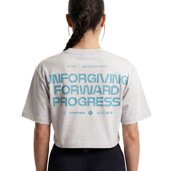 "UFP" Cropped Tee Ice Donna - STMN Fitness