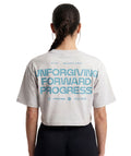 "UFP" Cropped Tee Ice Donna