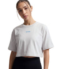 "UFP" Cropped Tee Ice Donna