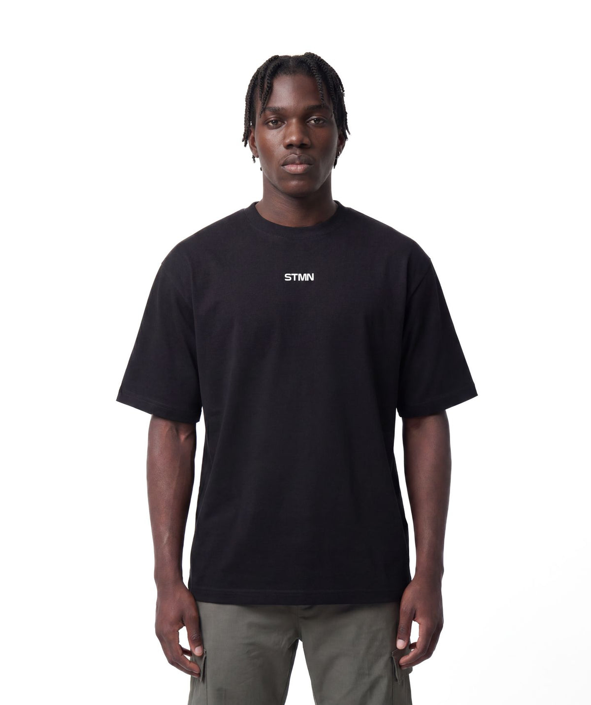 "UFP" Loose-Fit Tee Black Unisex - STMN Fitness