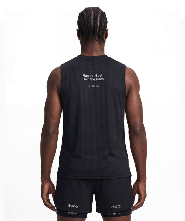 PRE-ORDER Canotta AERO Nero Uomo - STMN Fitness
