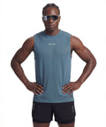 PRE-ORDER Canotta AERO Deep Blue Uomo - STMN Fitness
