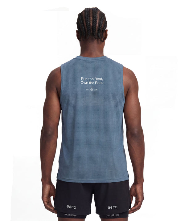 PRE-ORDER Canotta AERO Deep Blue Uomo - STMN Fitness