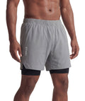 PRE-ORDER Shorts AERO Arctic Grey Uomo - STMN Fitness