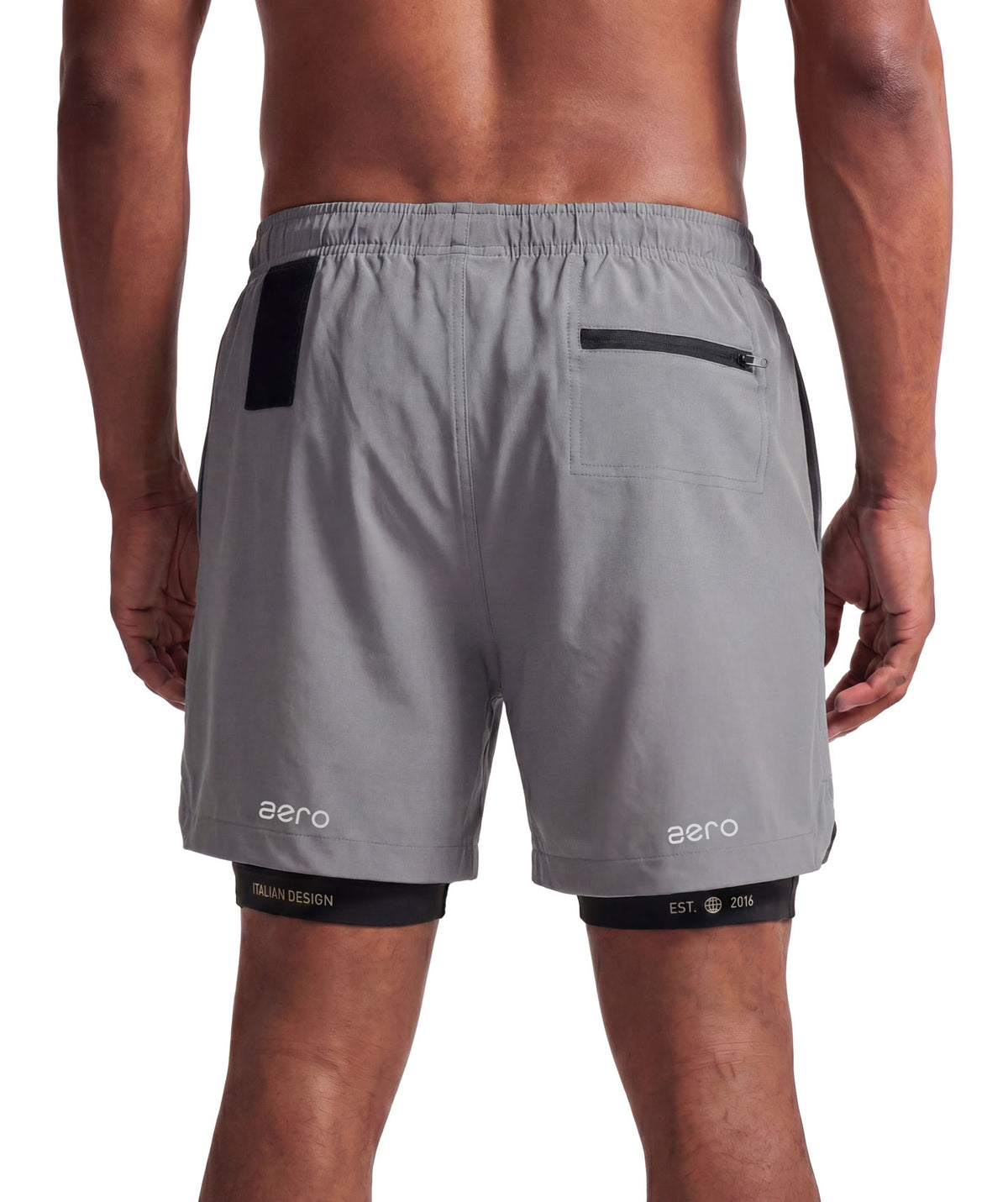PRE-ORDER Shorts AERO Arctic Grey Uomo - STMN Fitness
