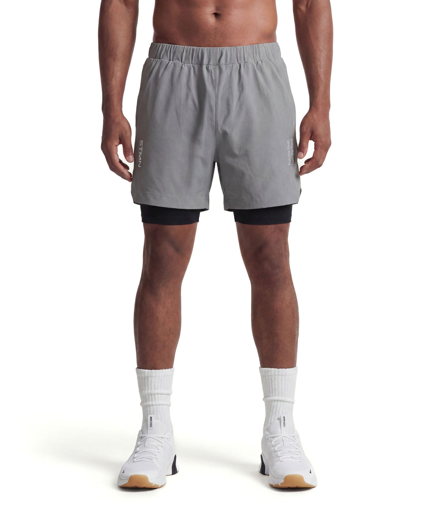 PRE-ORDER Shorts AERO Arctic Grey Uomo - STMN Fitness
