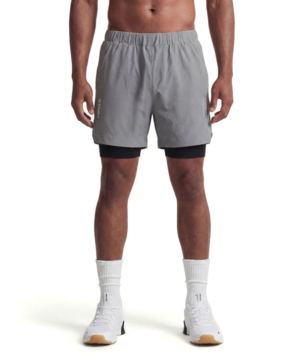 PRE-ORDER Shorts AERO Arctic Grey Uomo - STMN Fitness